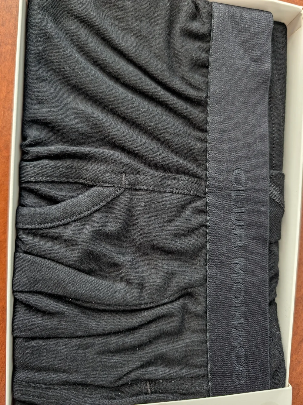 Club Monaco Mens Trunk Underwear Size L Large Stretch Cotton Modal Black NIB NWT
